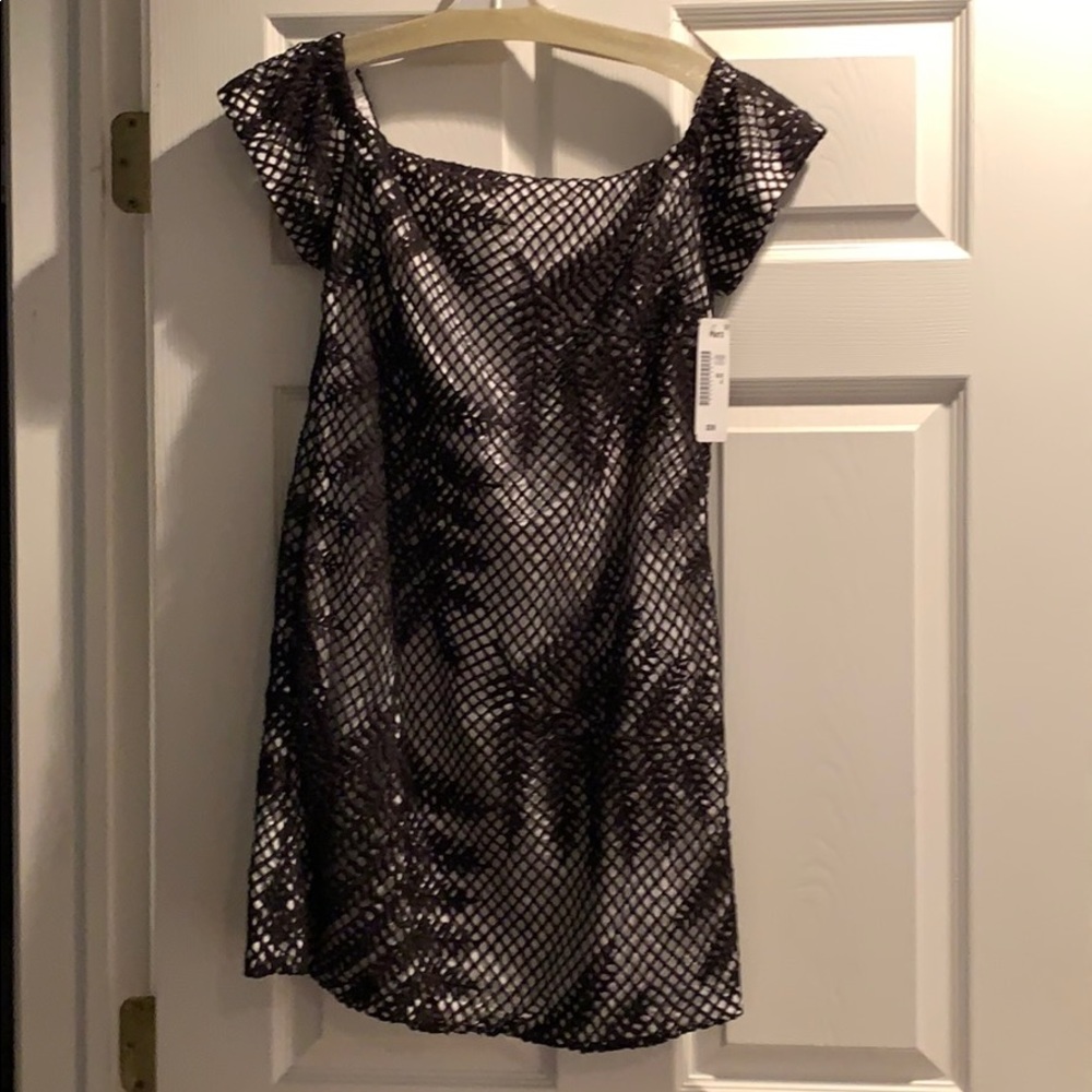 Black and white dress